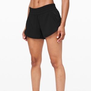 Lululemon Black Tracker Short V 4”